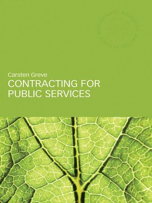 cover image of Contracting for Public Services